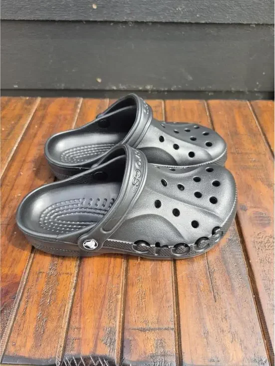 Crocs Baya Clog Black Unisex Womens Size 6 Shoes Slip On Mens Sz 4 New 10126-001 - Picture 2 of 6